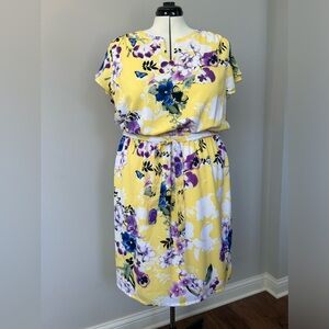 CJ Banks Floral Dress 1X